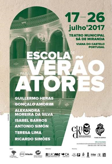 Viana organiza terceira edição da Escola de Verão para Atores