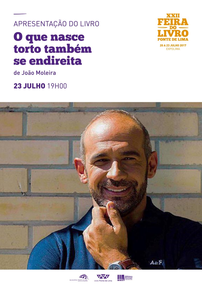 João Moleira lança livro na Feira do Livro de Ponte de Lima