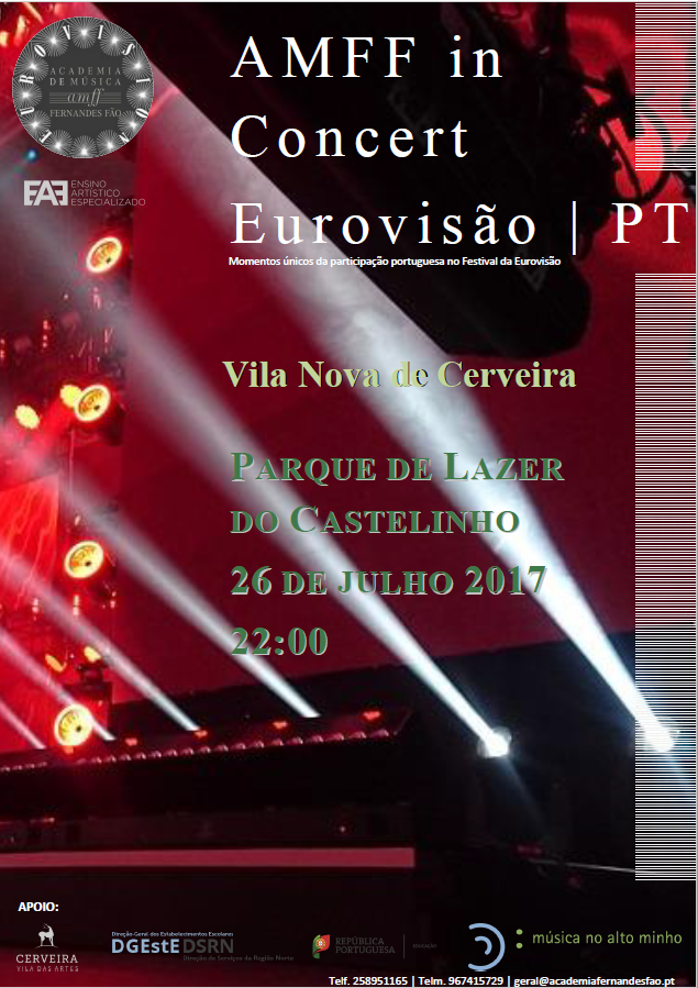 Cerveira: Mais de 100 músicos em concerto que relembra Portugal na Eurovisão