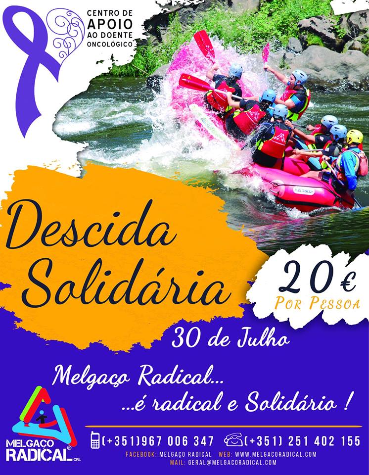 Descida do Rio Minho a favor do Centro de Apoio ao Doente Oncológico