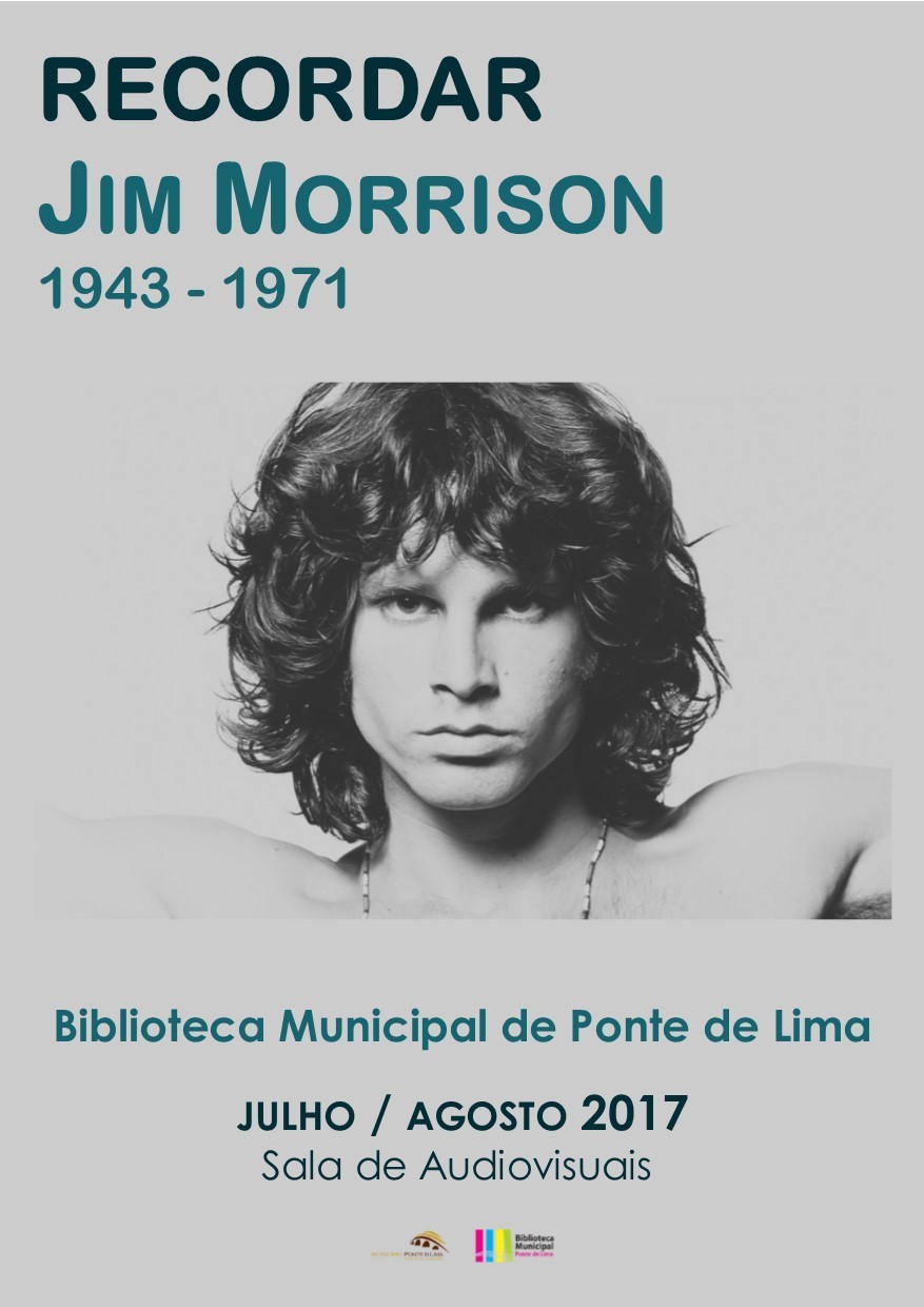 Jim Morrison homenageado na Biblioteca em Ponte de Lima