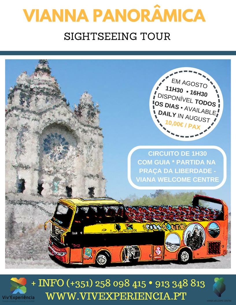 Viana tem a partir de hoje um autocarro panorâmico ao serviço do turismo