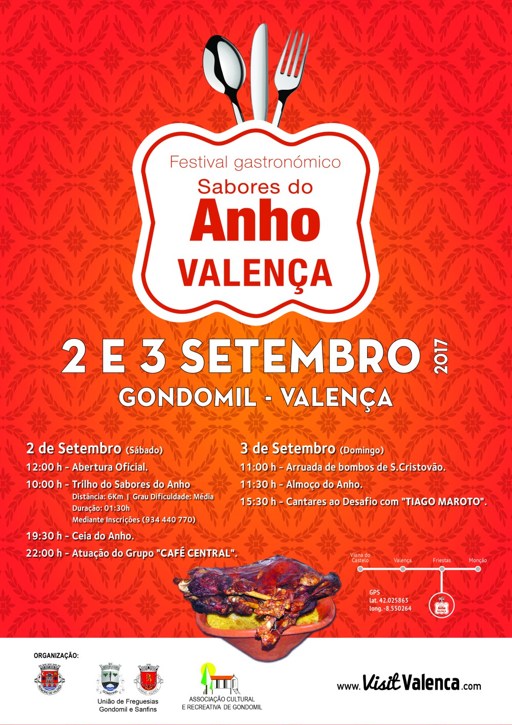 Anho no forno e arroz pingado em festival gastronómico de Valença