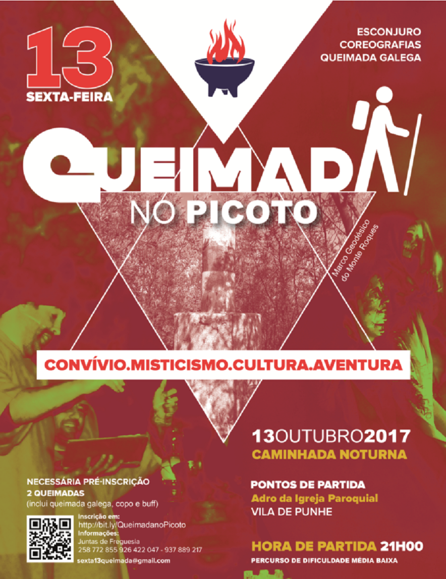 Mistério de sexta-feira 13 dá mote a caminhada noturna em Vila de Punhe