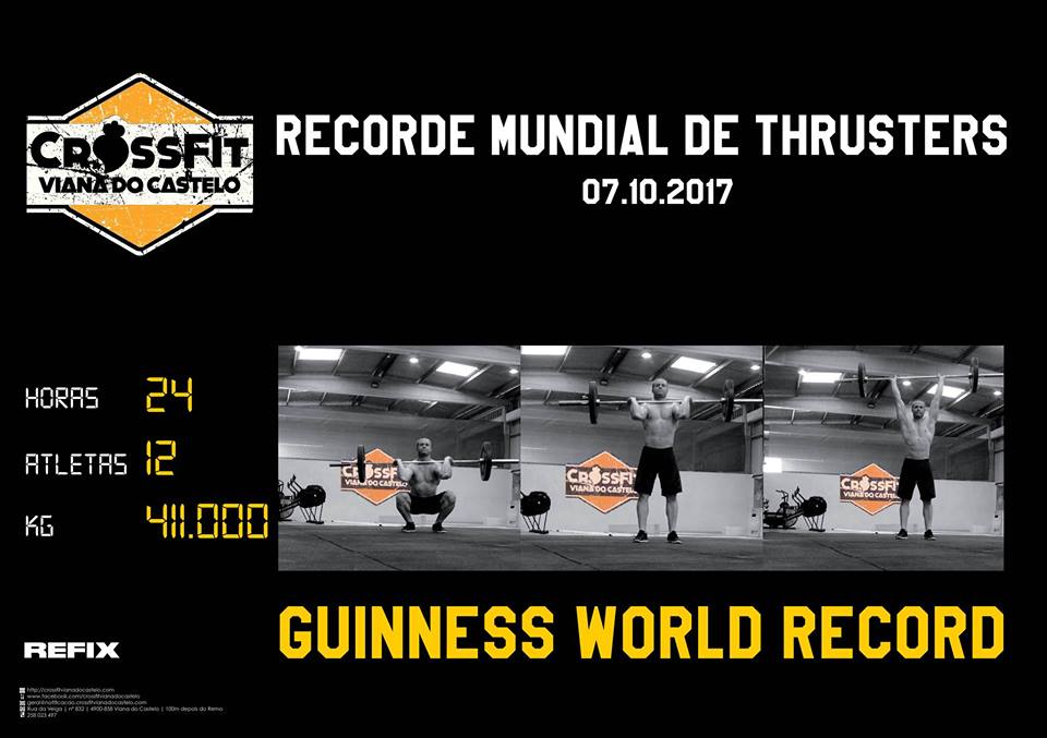 CrossFit de Viana quer bater recorde do mundo de Thruster