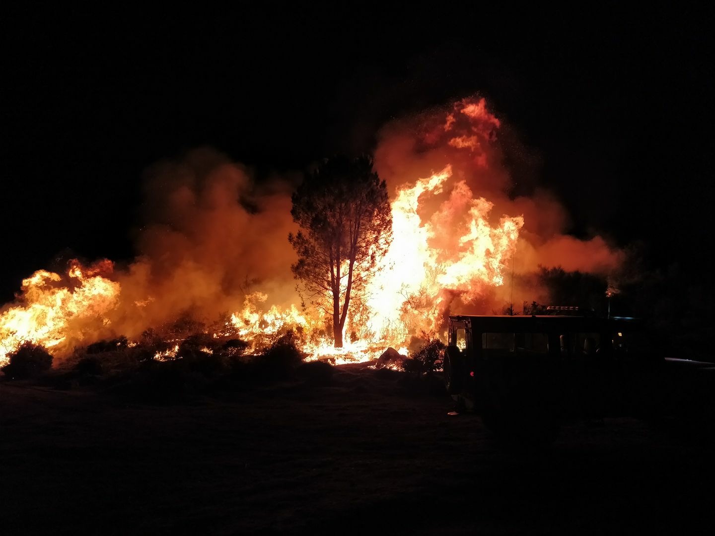 Fogos controlados em freguesias do Parque Nacional da Peneda Gerês