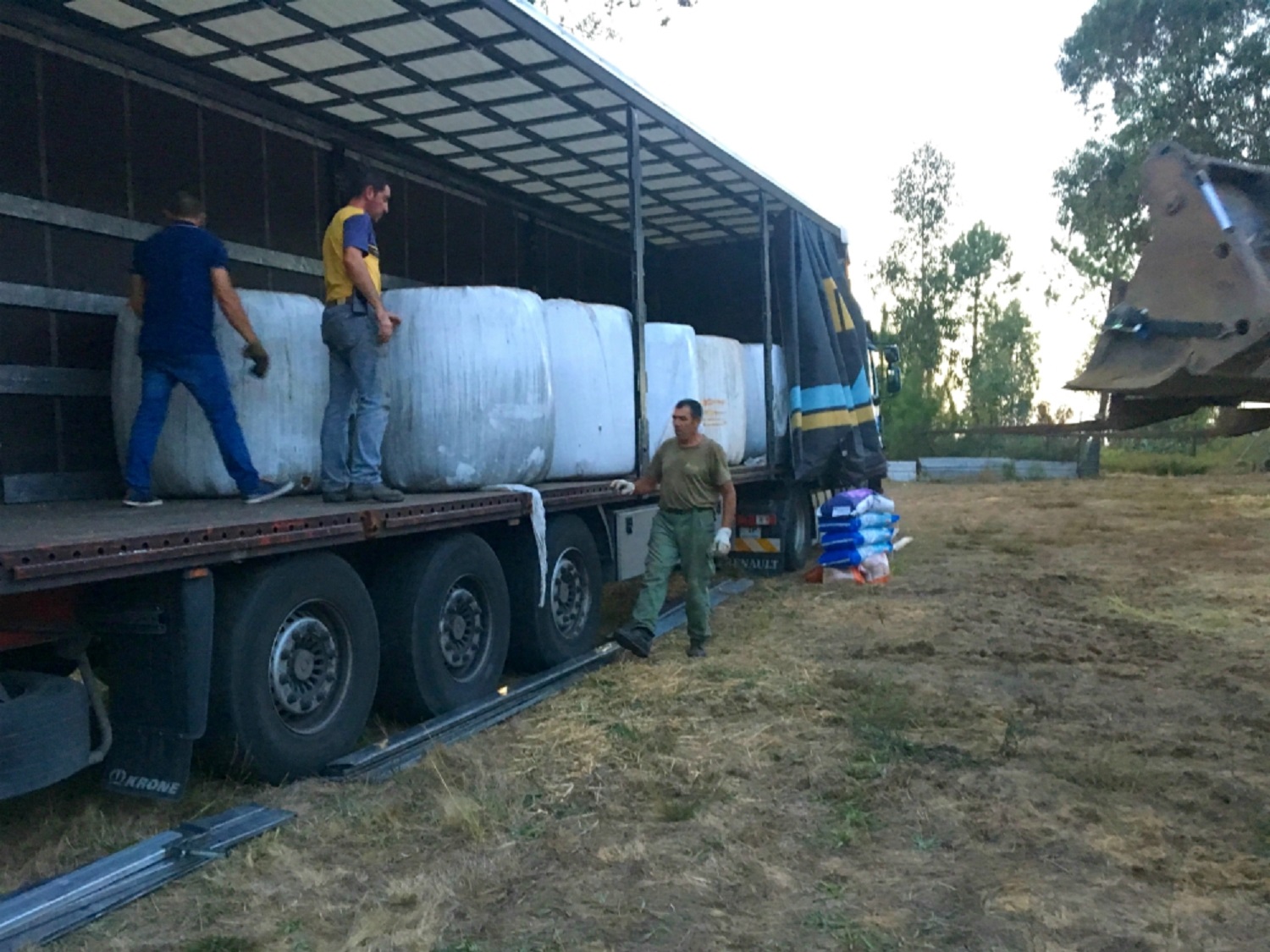 Valença envia dois camiões TIR com alimentos para animais para Tondela e Vouzela