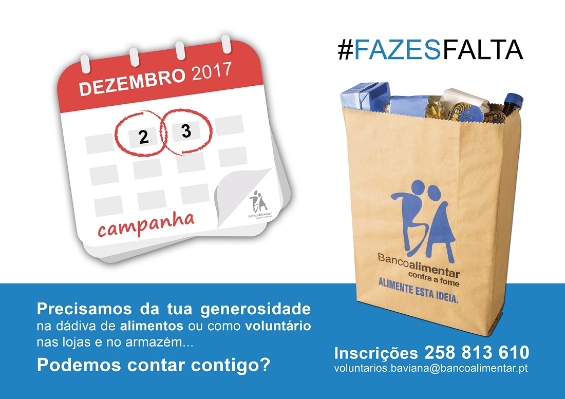 Banco Alimentar pede solidariedade na campanha do próximo fim de semana