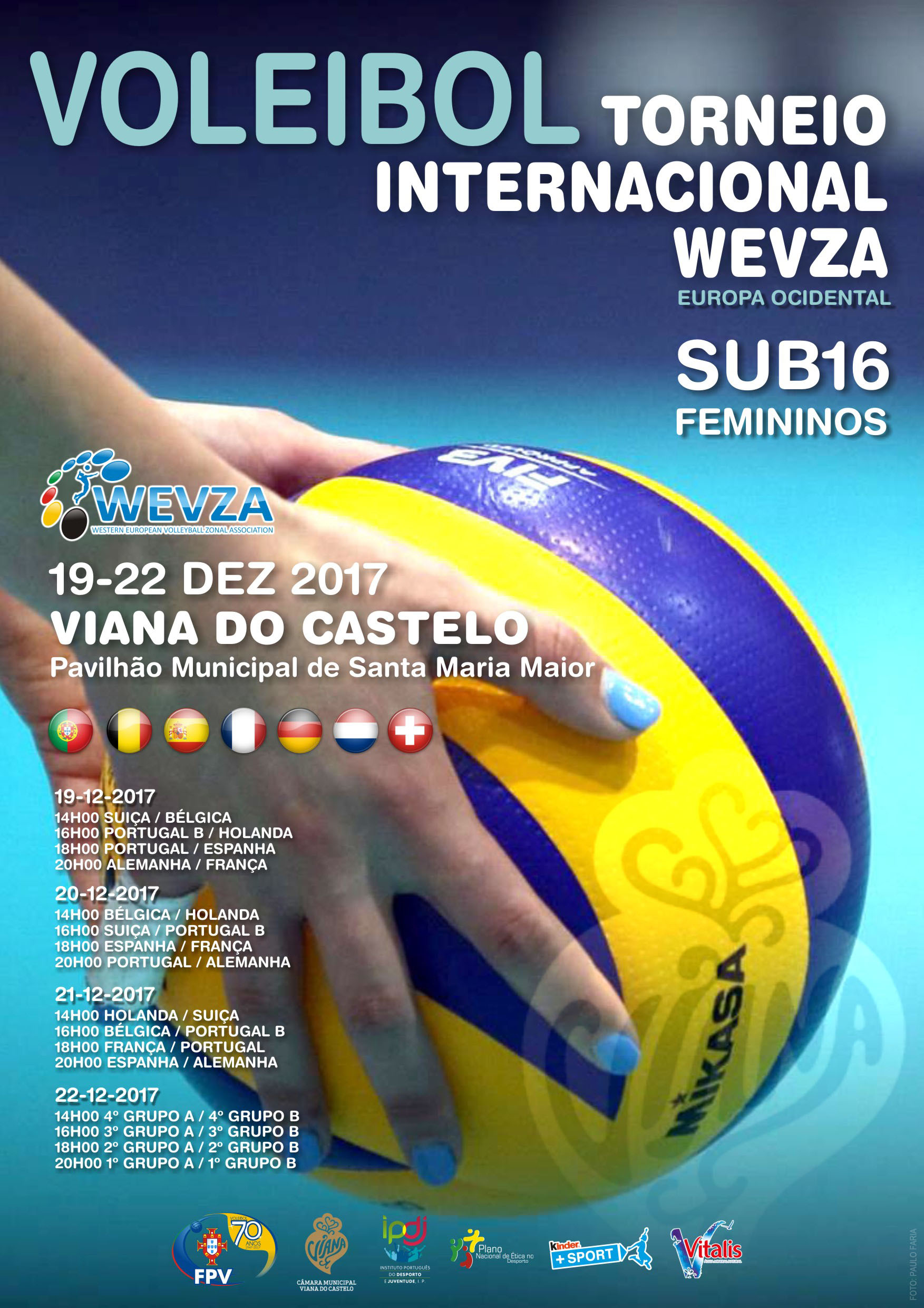 Sete seleções de voleibol feminino disputam Torneio WEBZA em Viana