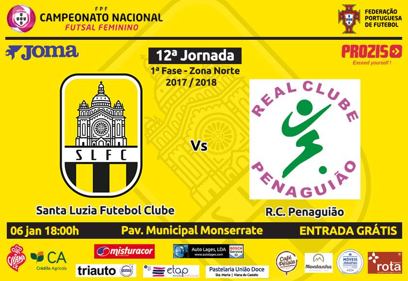 Futsal: Santa Luzia FC recebe este sábado Real Clube Penaguião para o campeonato nacional de futsal feminino
