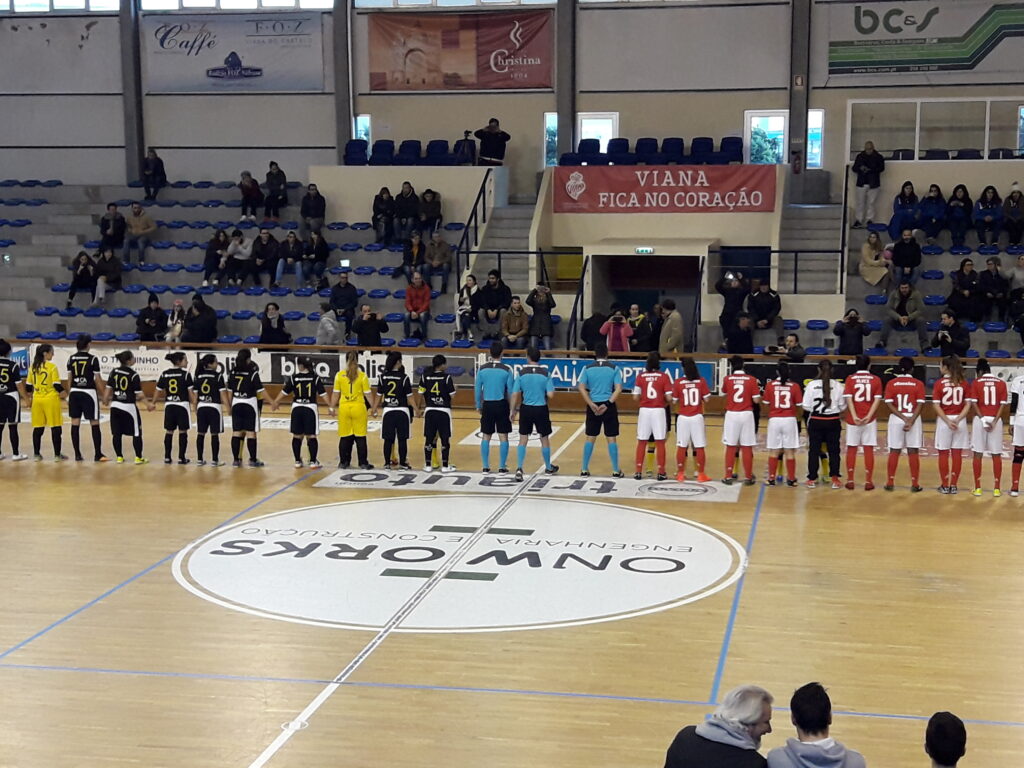 Santa Luzia FC sofre derrota pesada frente ao SL Benfica no inicio da fase de apuramento de campeão de futsal feminino