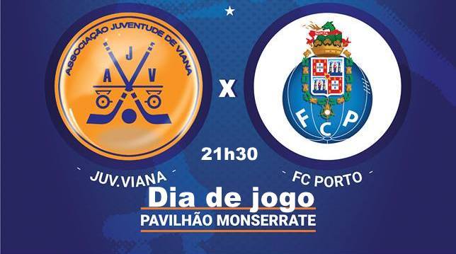 Juventude de Viana defronta esta noite em Monserrate o FC Porto para o campeonato nacional da 1ª divisão de hóquei em patins