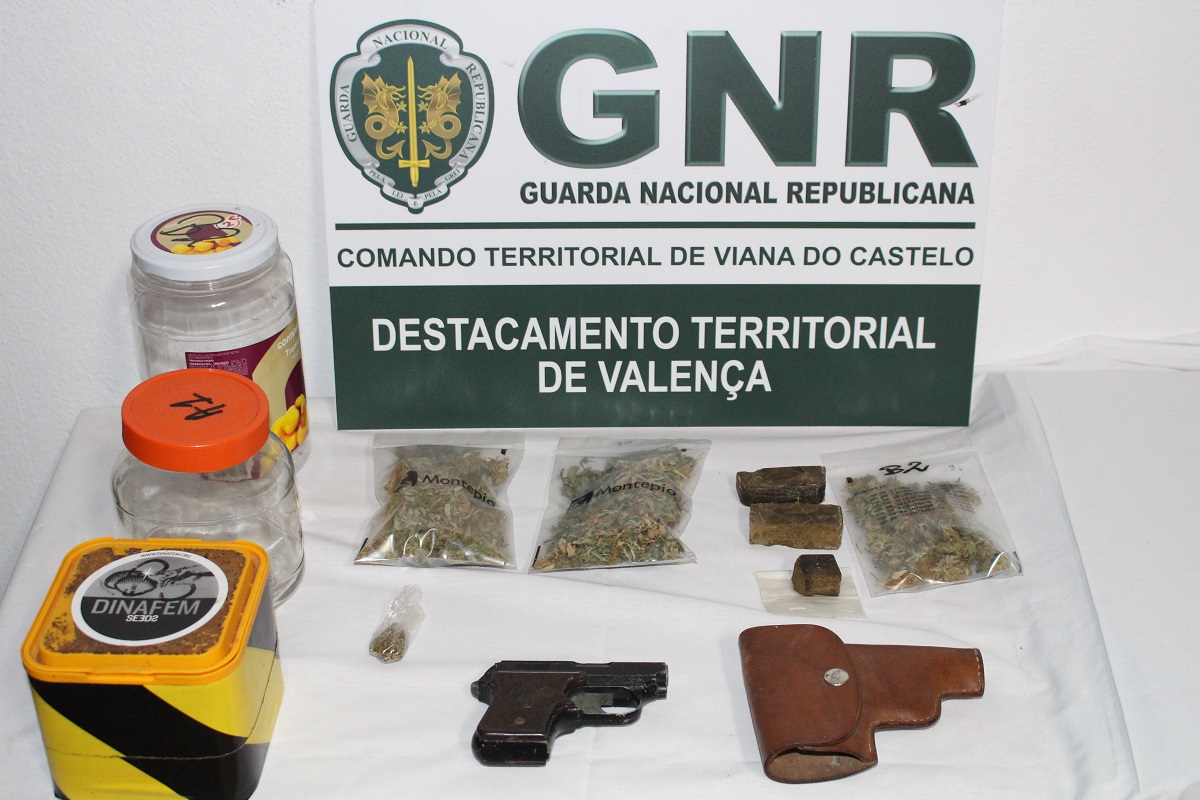 GNR detém suspeito de traficar droga em Valença