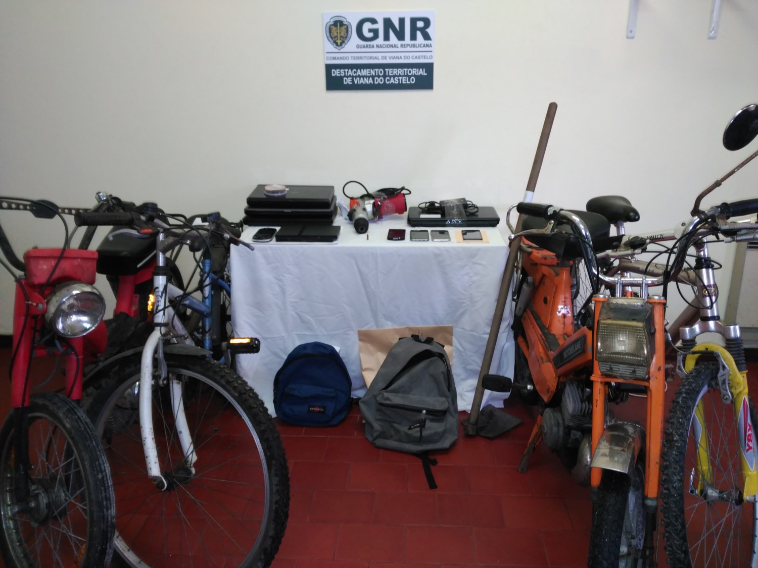 GNR recupera material roubado por quatro jovens de Vila Praia de Âncora