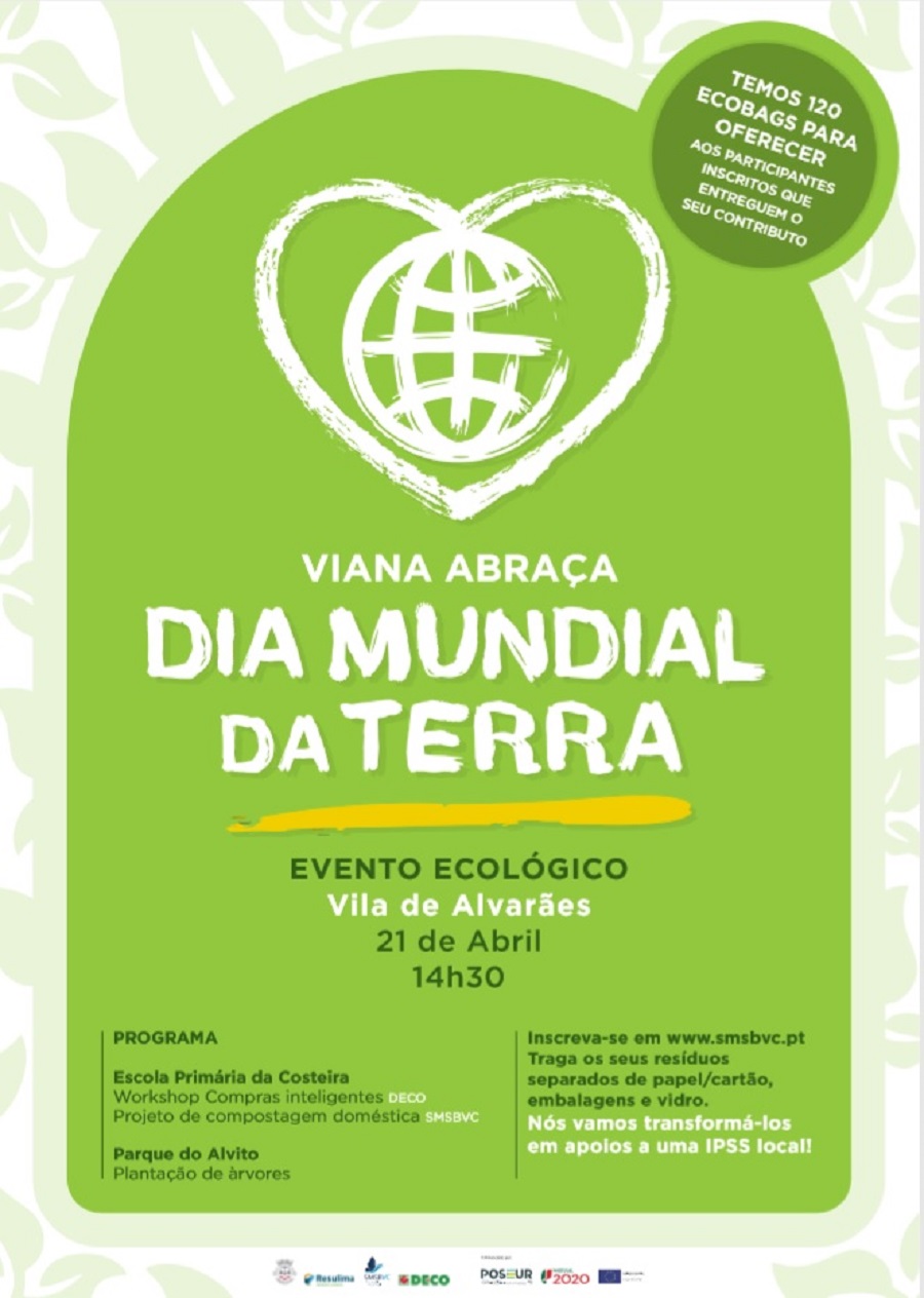 Viana do Castelo celebra Dia Mundial da Terra com visita a monumentos naturais e reciclagem