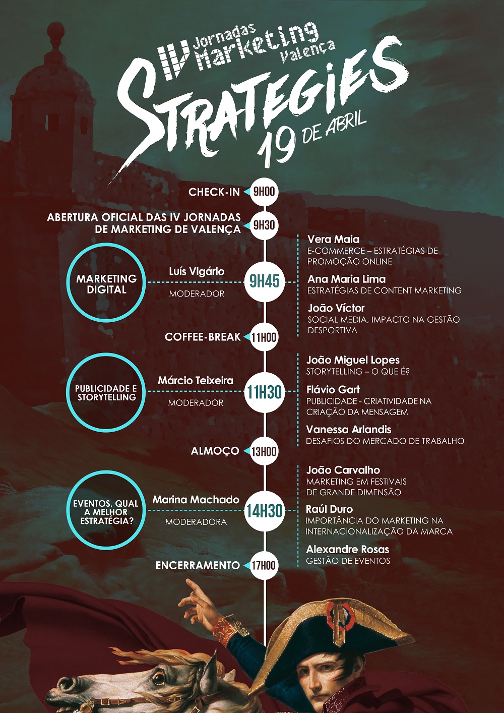 IV jornadas de marketing começam quinta-feira em Valença com Vera Maia, Flávio Gart e João Carvalho