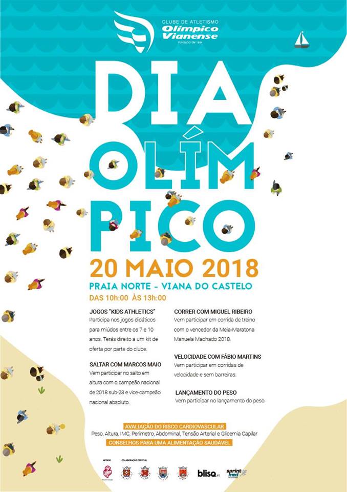 Olímpico Vianense promove atividades desportivas para celebrar Dia Olímpico