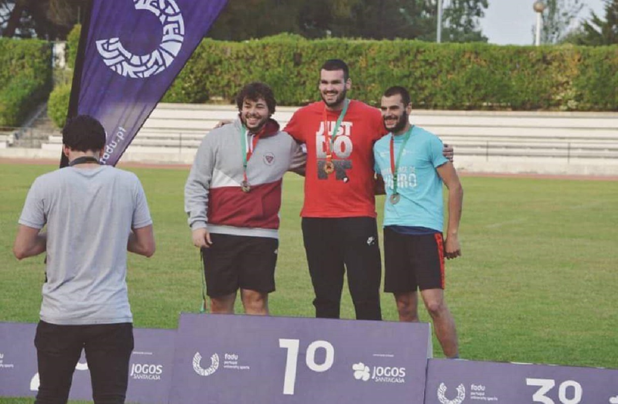 Ouro e Prata no campeonato universitário de atletismo para antigos alunos do Politécnico de Viana