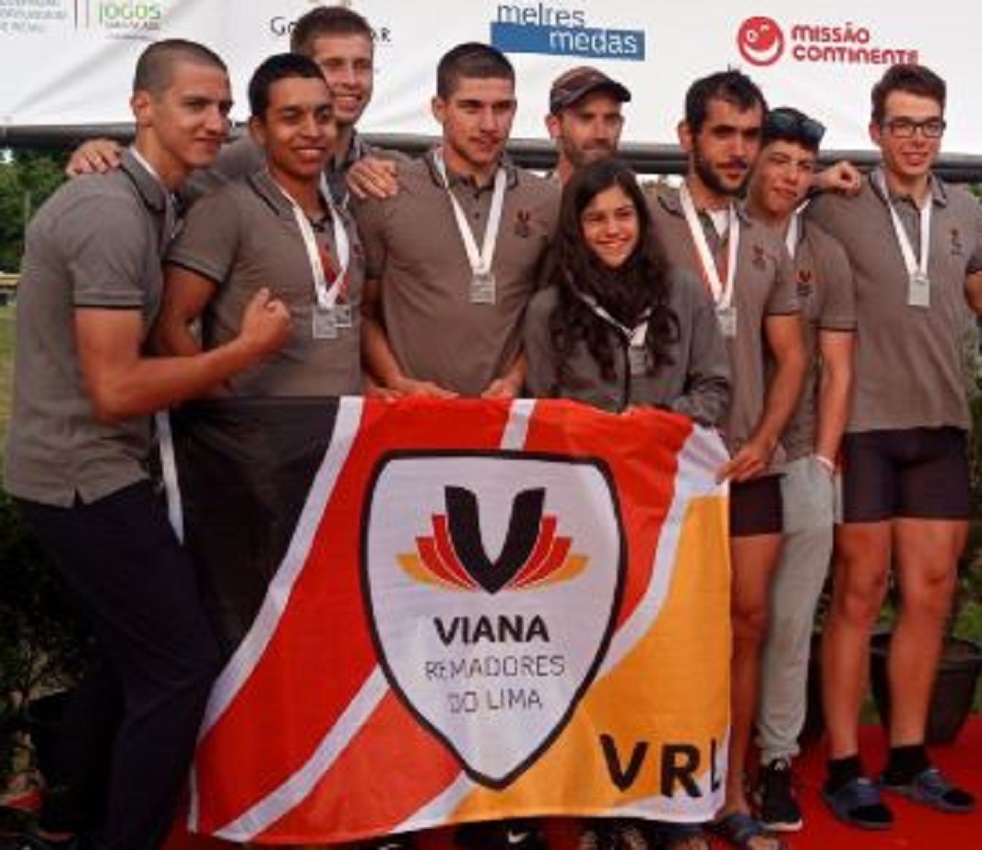 Viana Remadores do Lima sobe seis vezes ao pódio em Regata Internacional Gondomar