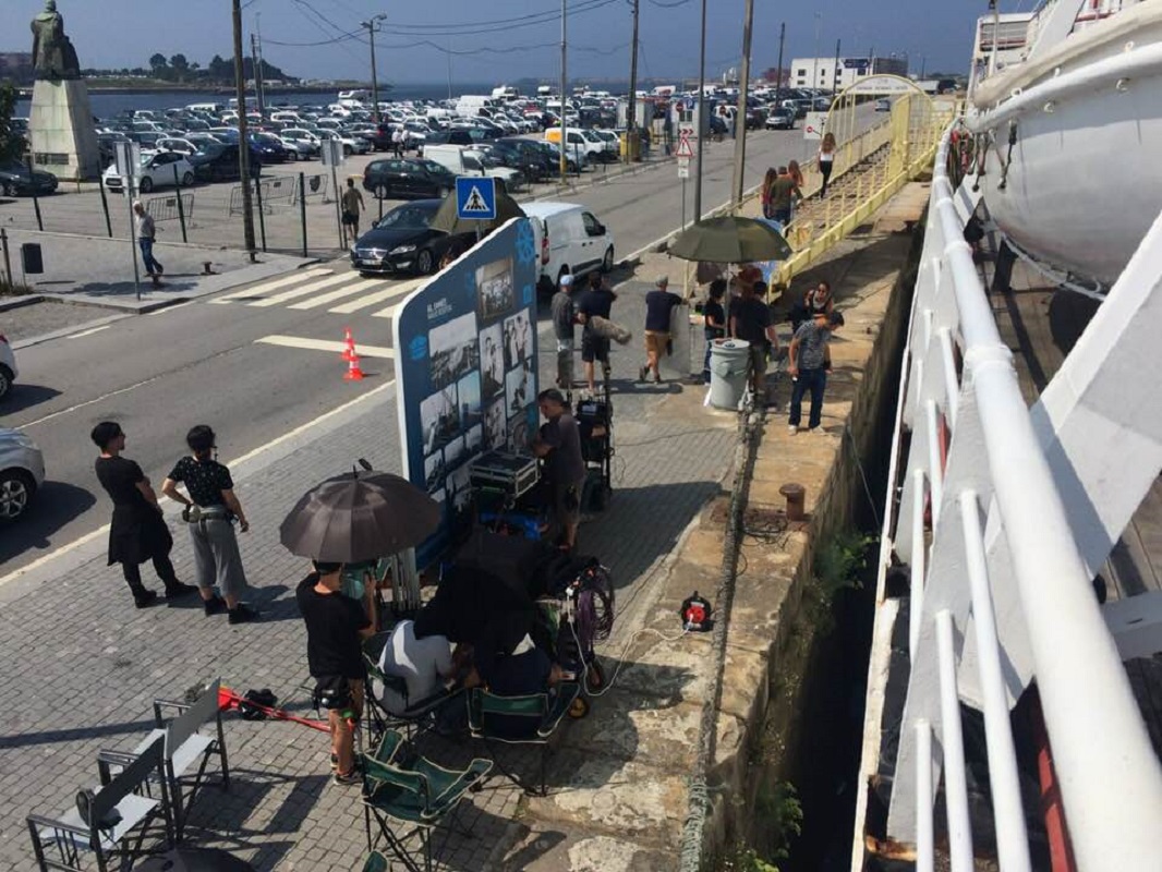 Filmagens de Tiro e Queda decorrem a bordo do Gil Eannes