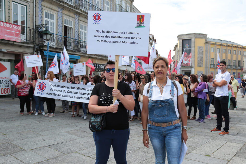 Cerca de 50 trabalhadores das misericórdias do Alto Minho exigem aumentos salariais