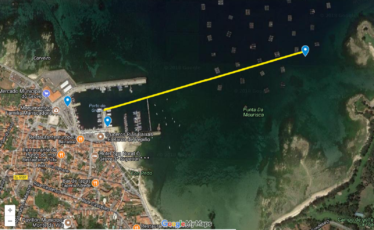 Cinco feridos graves no incêndio de catamarã ao largo de A Toxa