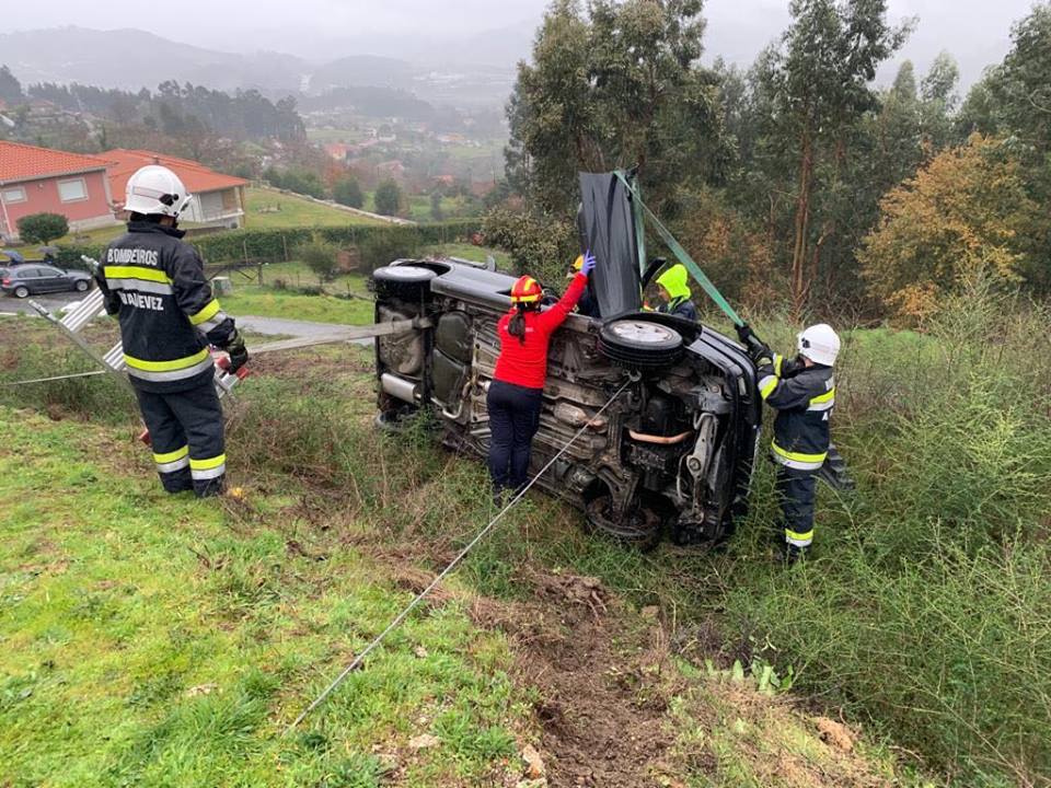 Três mulheres feridas em acidente em Arcos de Valdevez