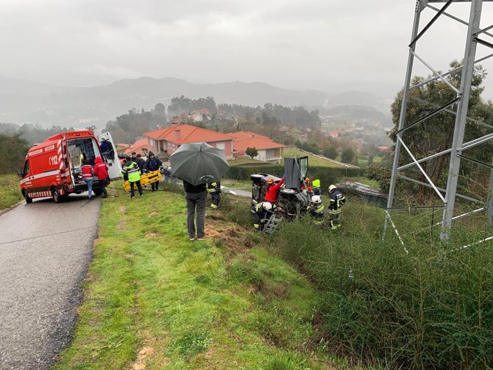 Três mulheres feridas em acidente em Arcos de Valdevez