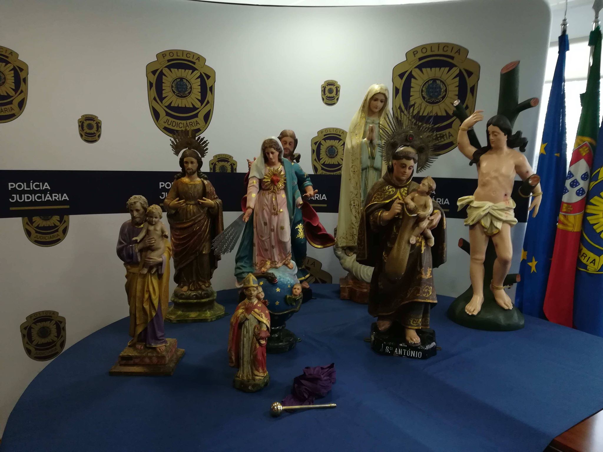 PJ recuperou obras de arte sacra furtadas de igreja de Ponte da Barca