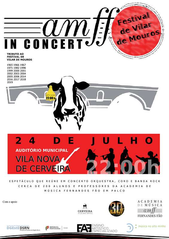 Auditório Municipal de Vila Nova de Cerveira recebe “AMFF in Concert”
