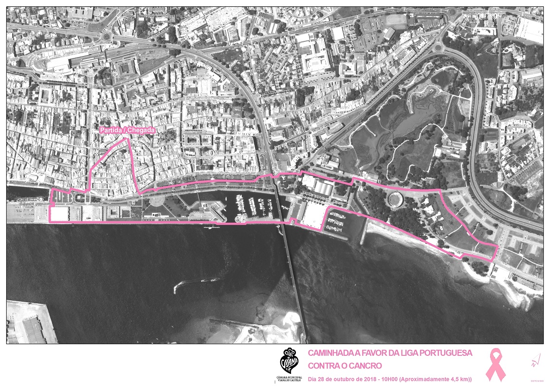 Viana promove no domingo caminhada a favor da Liga Portuguesa Contra o Cancro