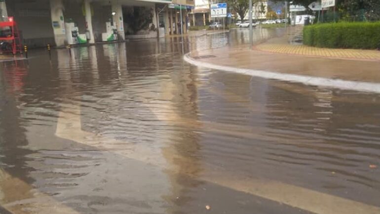 Mau tempo: inundações e cortes na circulação rodoviária em Viana do Castelo, Inundações