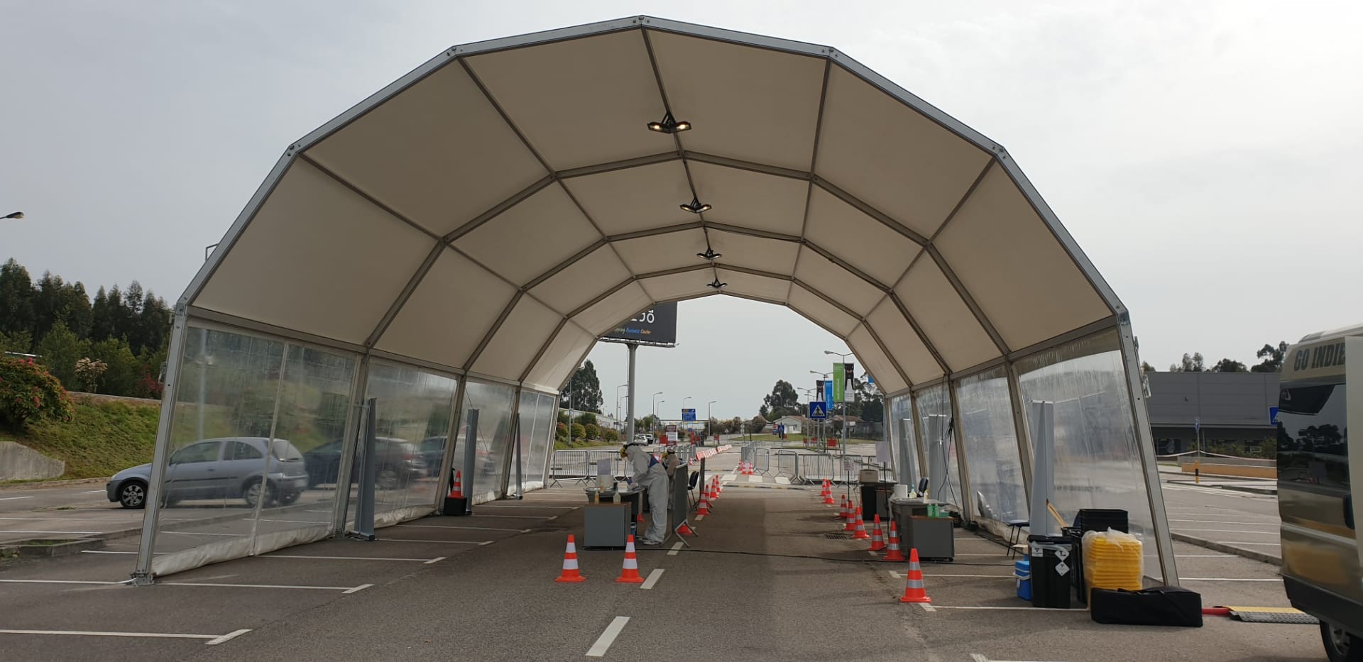 Ponte de Lima já tem centro de rastreio “Drive Thru” a funcionar na Expolima