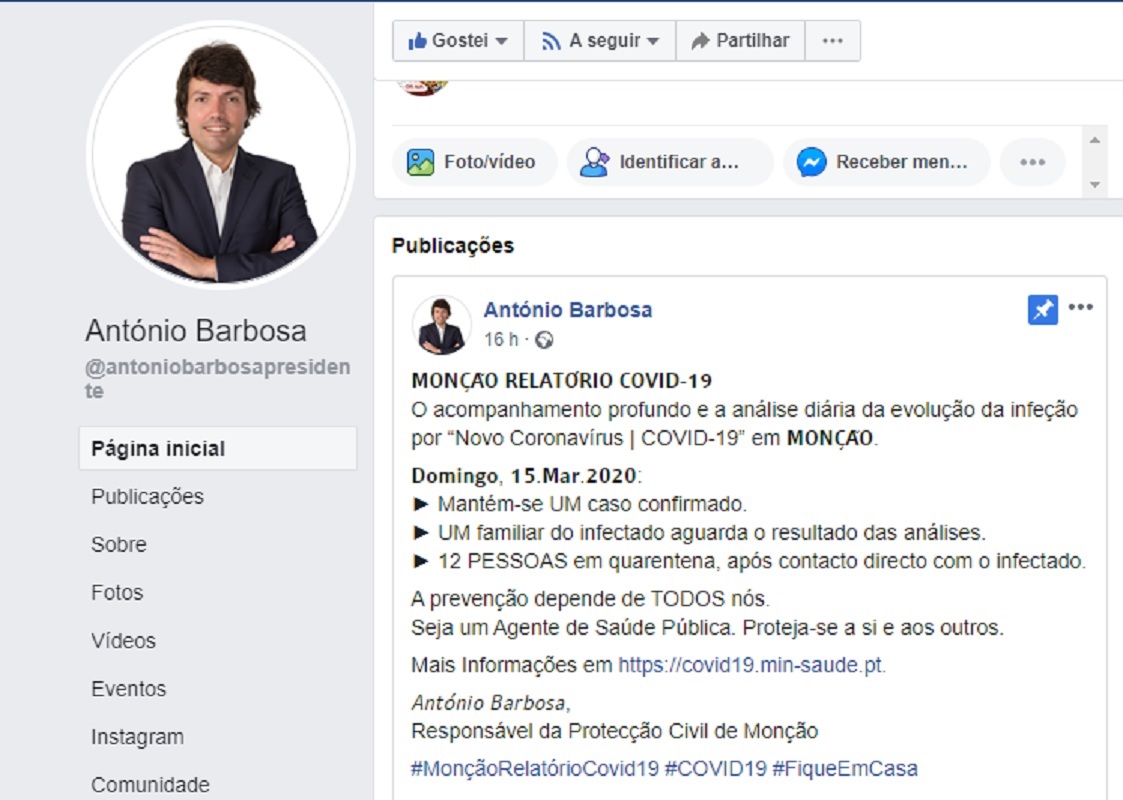 Monção faz “acompanhamento profundo e análise diária” da evolução de infeção por coronavírus