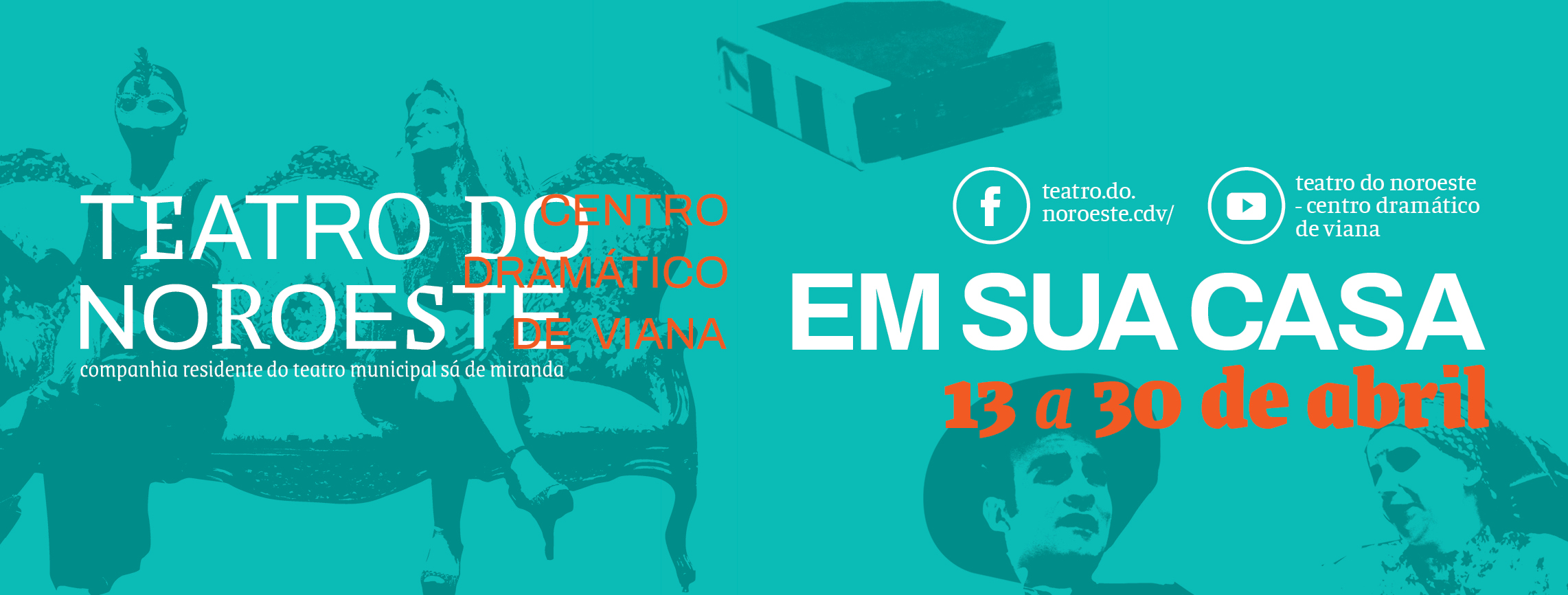 Teatro do Noroeste  estreia webnovela, caseirar e sofá de cena