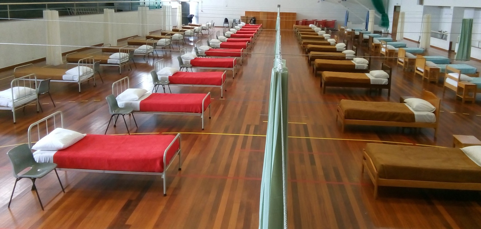 Hospital de retaguarda da Liga dos Amigos está pronto para ajudar a combater a pandemia Covid-19