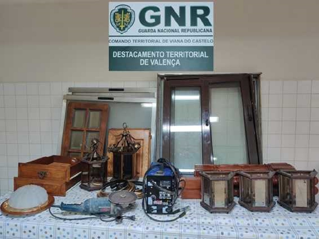 GNR recupera material furtado em residência de Melgaço