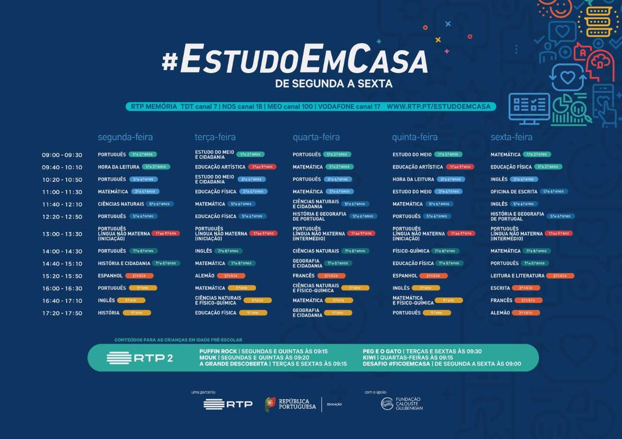 Aulas de 30 minutos começam no dia 20 na televisão