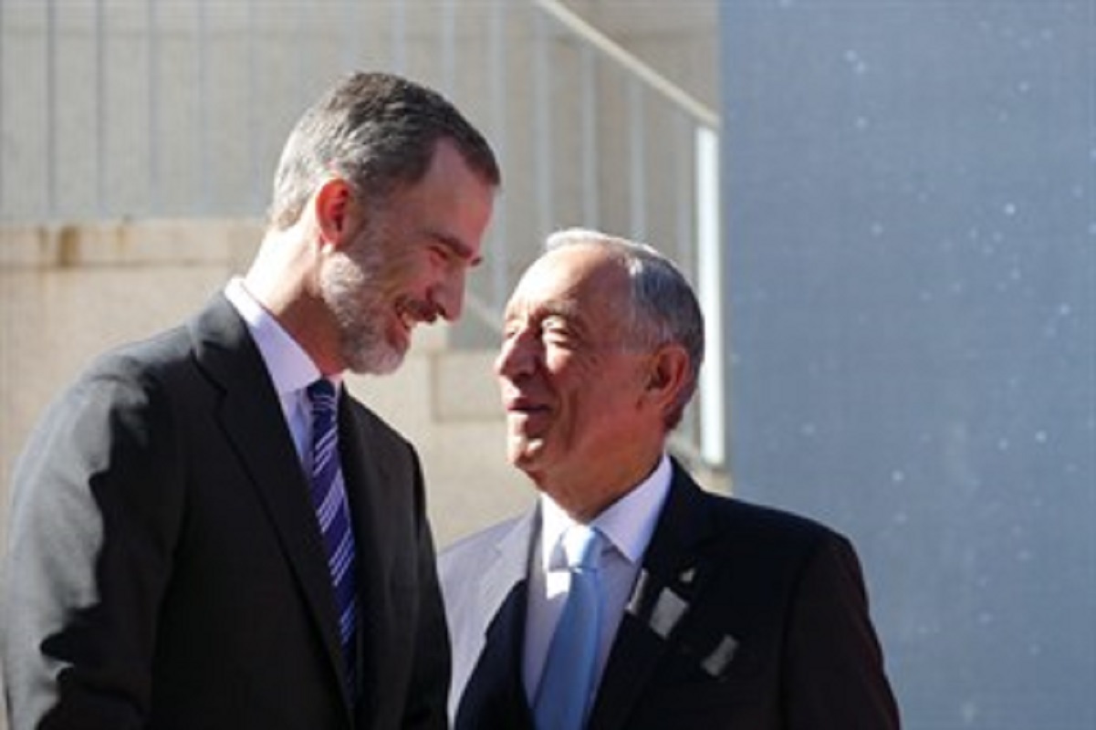 Marcelo Rebelo de Sousa e rei de Espanha juntos hoje na Galiza