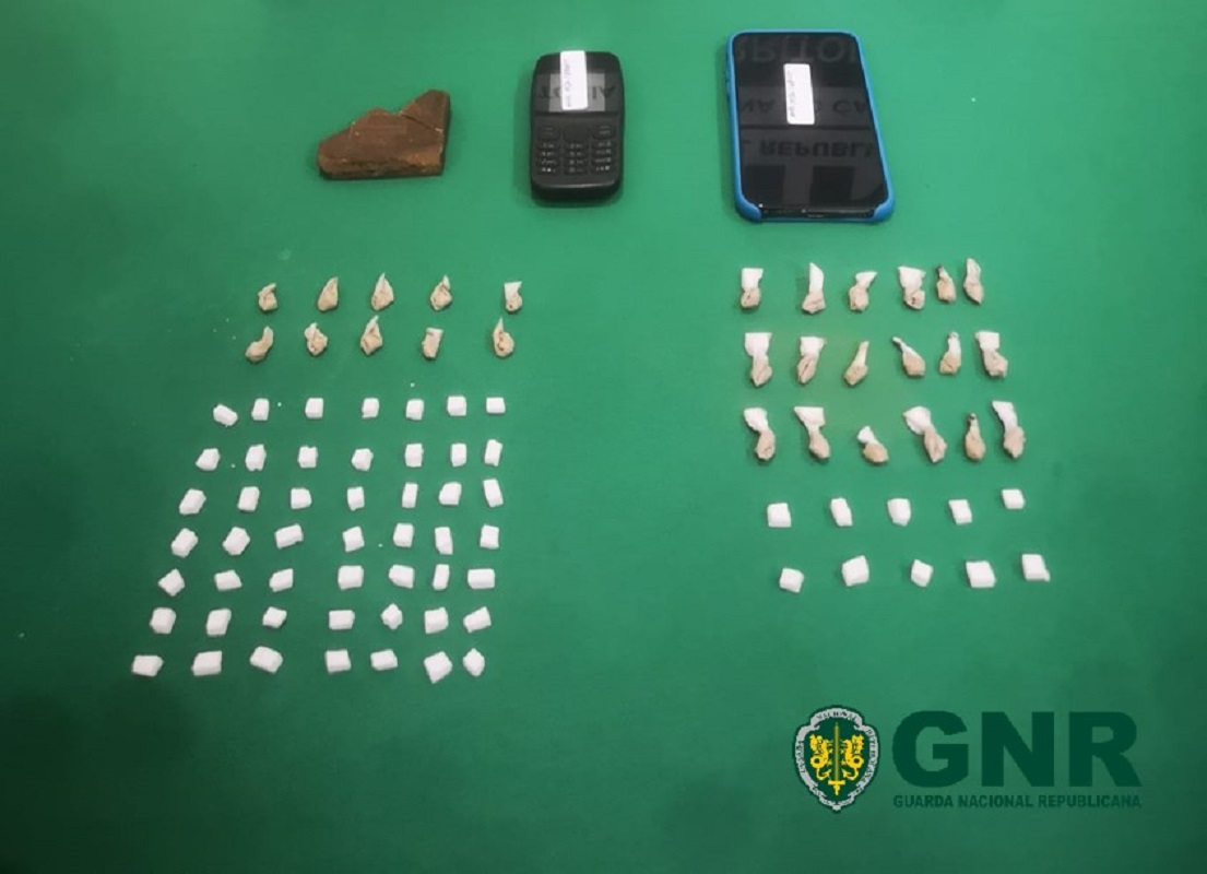 GNR detém dois homens em Viana do Castelo por tráfico de droga
