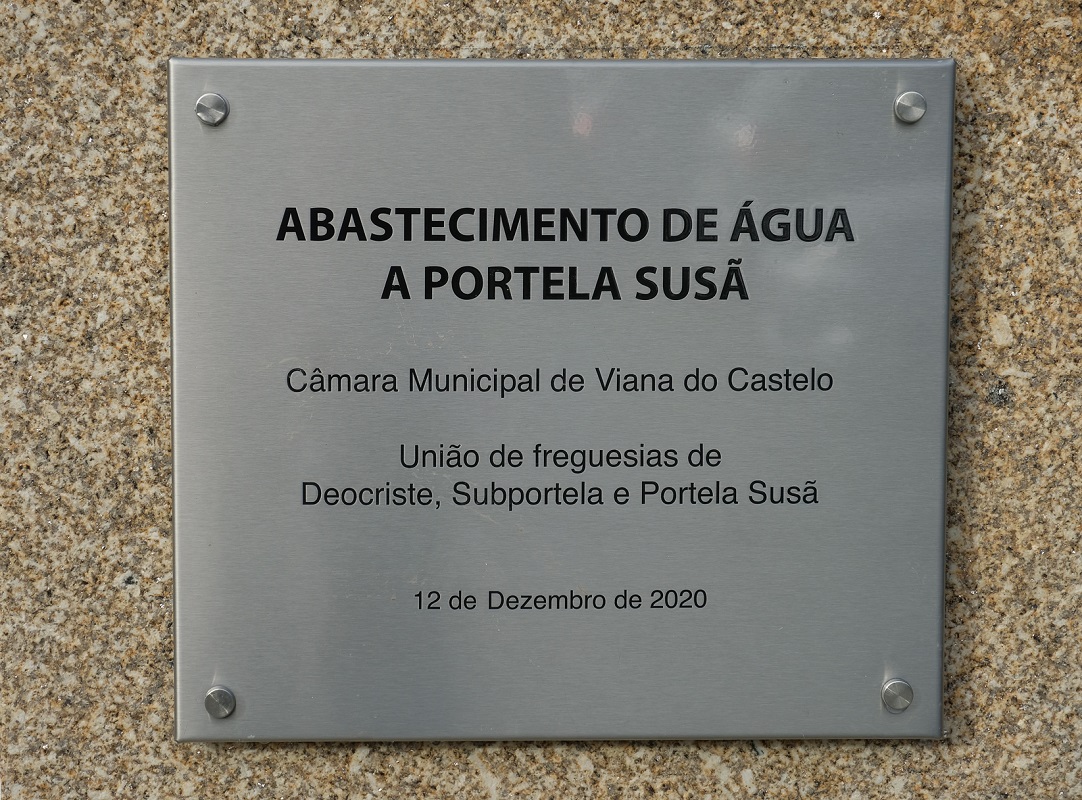 Viana do Castelo: Abastecimento público de água chegou a Portela Susã