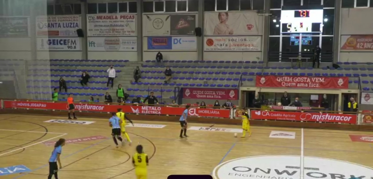 Santa Luzia FC volta à competição com vitória diante do Póvoa Futsal para o campeonato de futsal feminino