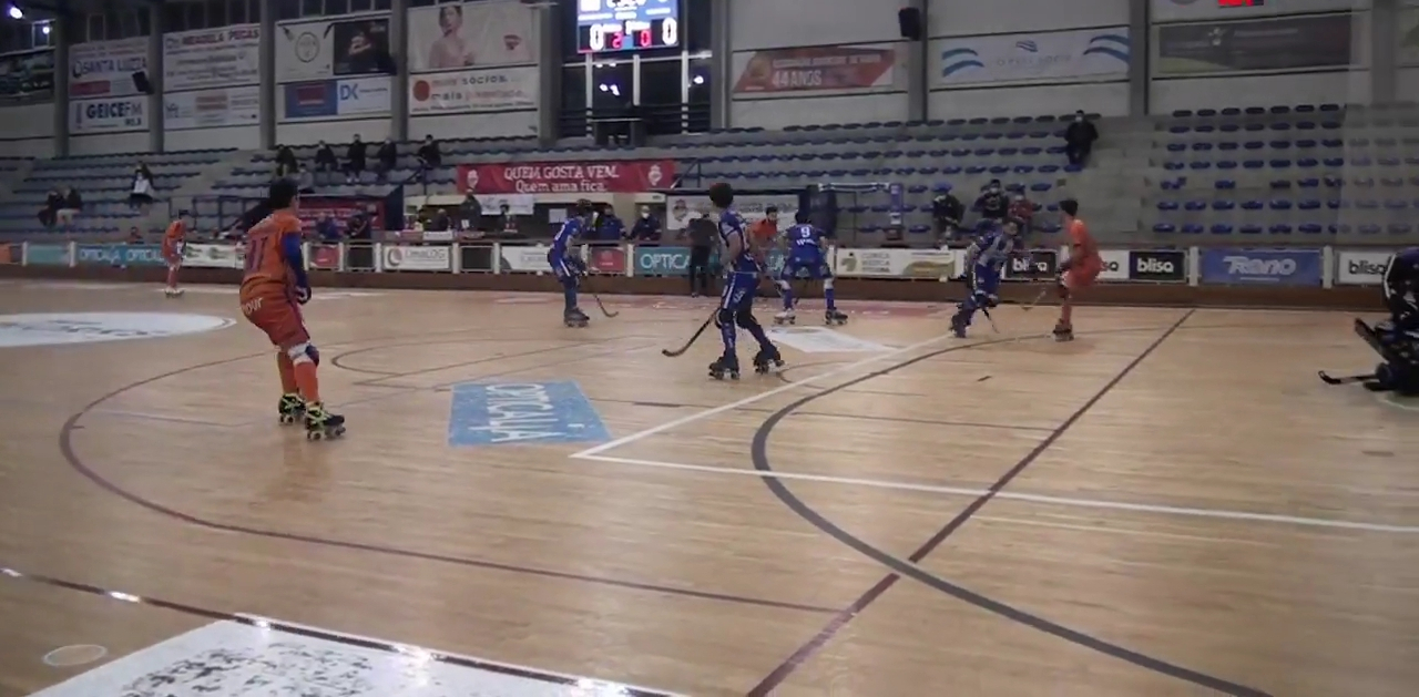 Juventude de Viana sofre mas regressa às vitórias frente ao lanterna vermelha do campeonato de hóquei em patins