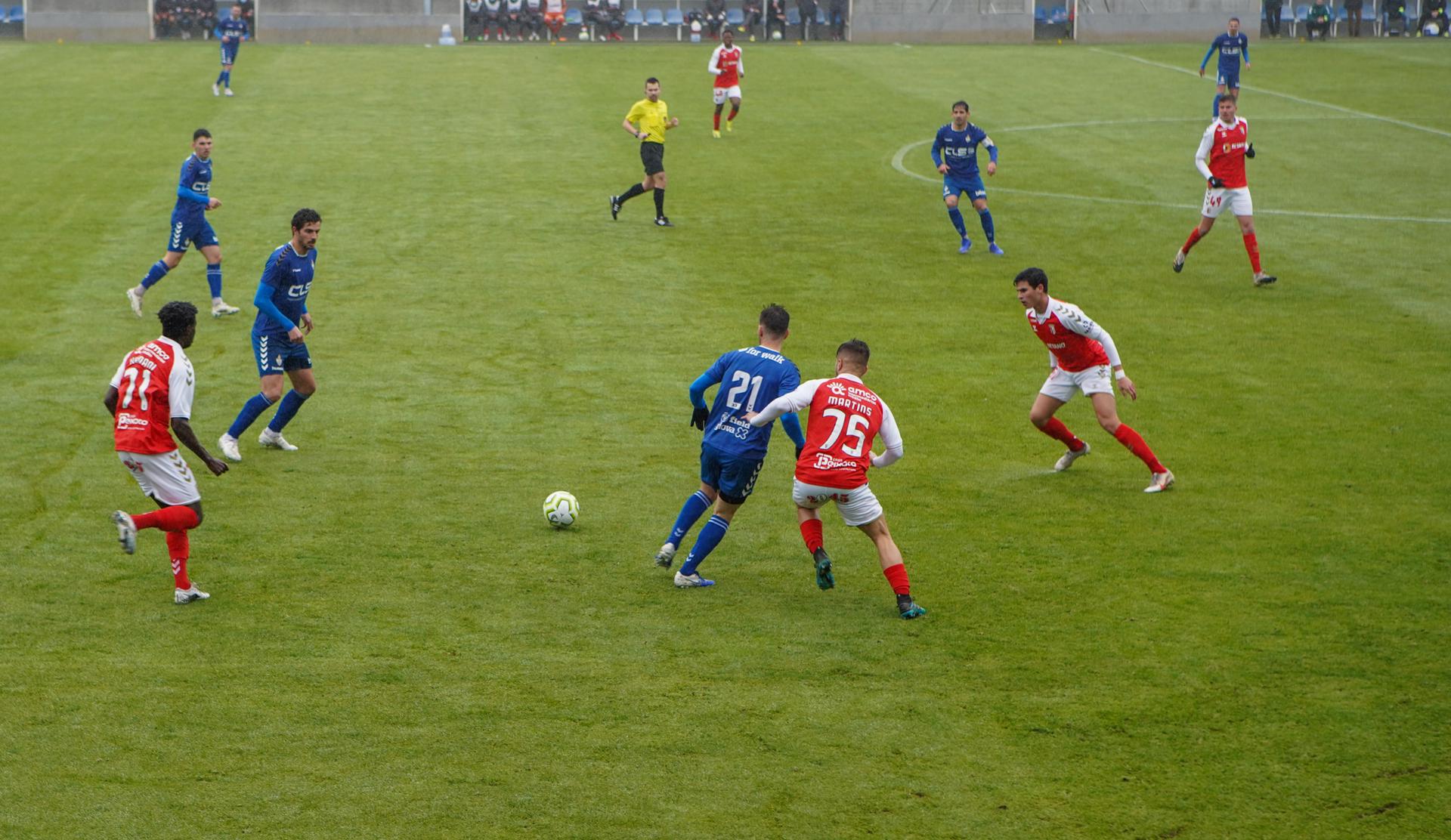 Bom jogo do SC Vianense não evita pesada derrota diante do Braga B no Campeonato de Portugal