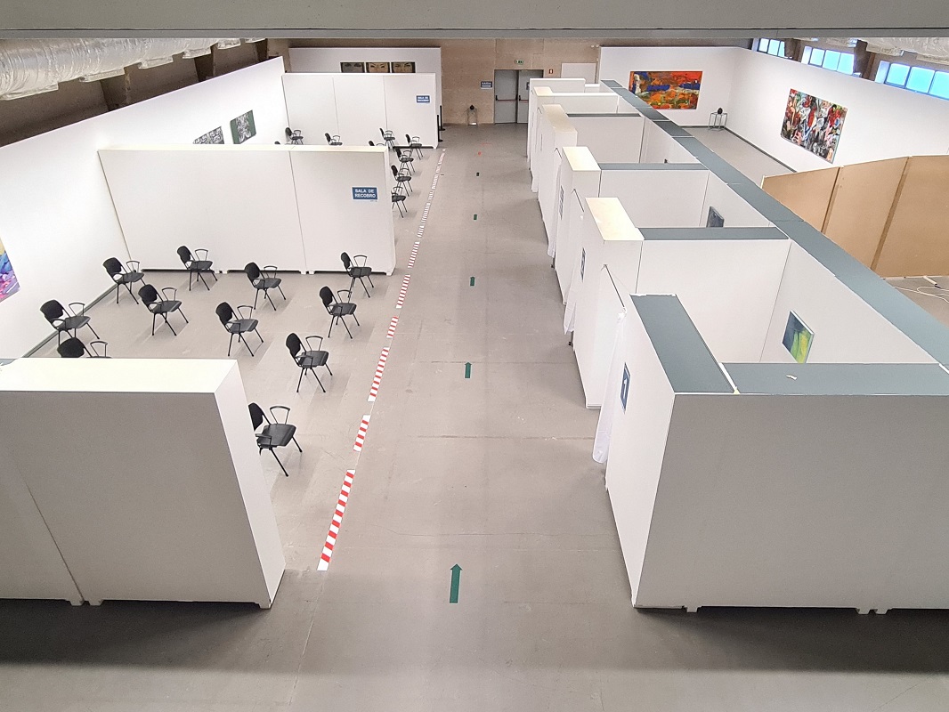 Centro de Vacinação de Vila Nova de Cerveira pronto e a aguardar a chegada de vacinas