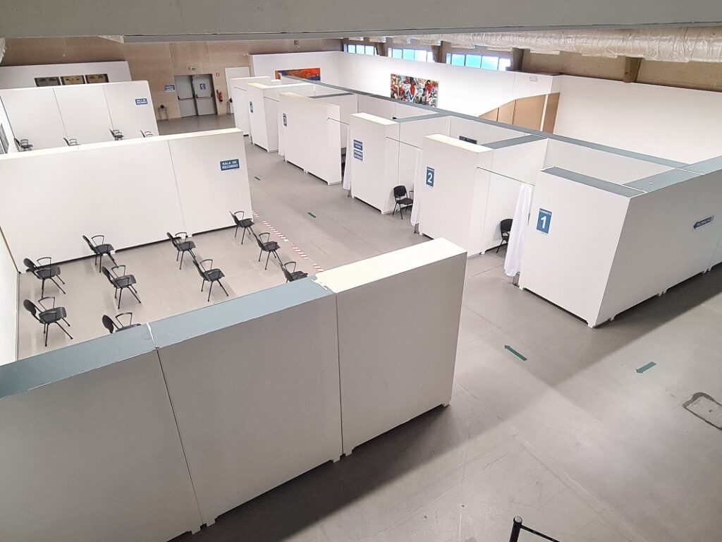 Centro de Vacinação de Vila Nova de Cerveira pronto e a aguardar a chegada de vacinas