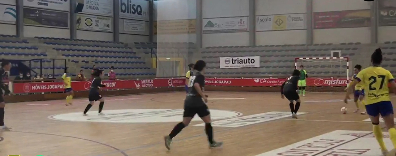 Santa Luzia FC perde pela primeira vez na segunda fase do campeonato de futsal feminino frente ao Nun’Alvares