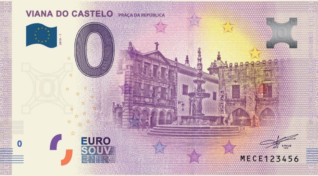 Terceira “Nota Euro Souvenir” dedicada ao Alto Minho lançada hoje