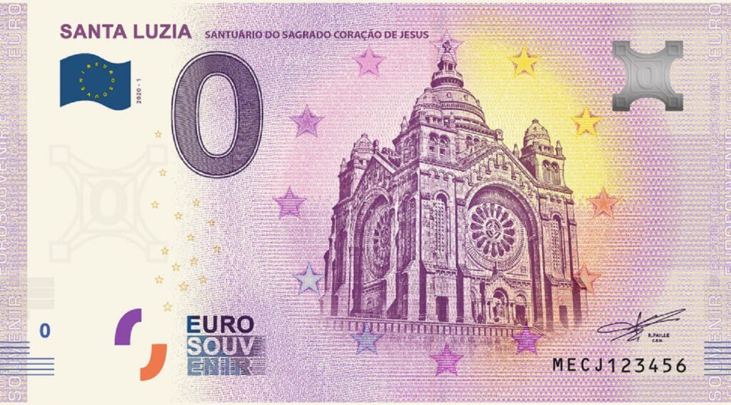 Terceira “Nota Euro Souvenir” dedicada ao Alto Minho lançada hoje