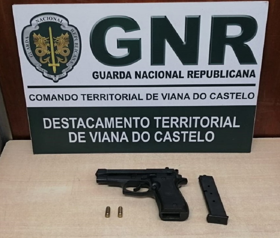 Viana do Castelo: GNR Apreende arma em processo de violência doméstica